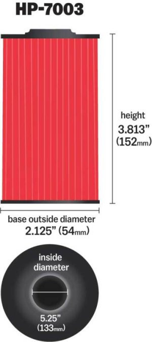Cadillac SRX Oil Filter - K&N Engineering - Premium Wrench-Off - `04-`11